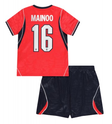 England Kobbie Mainoo #16 Replika Bortatröja Barn VM 2026 Kortärmad (+ Korta byxor)